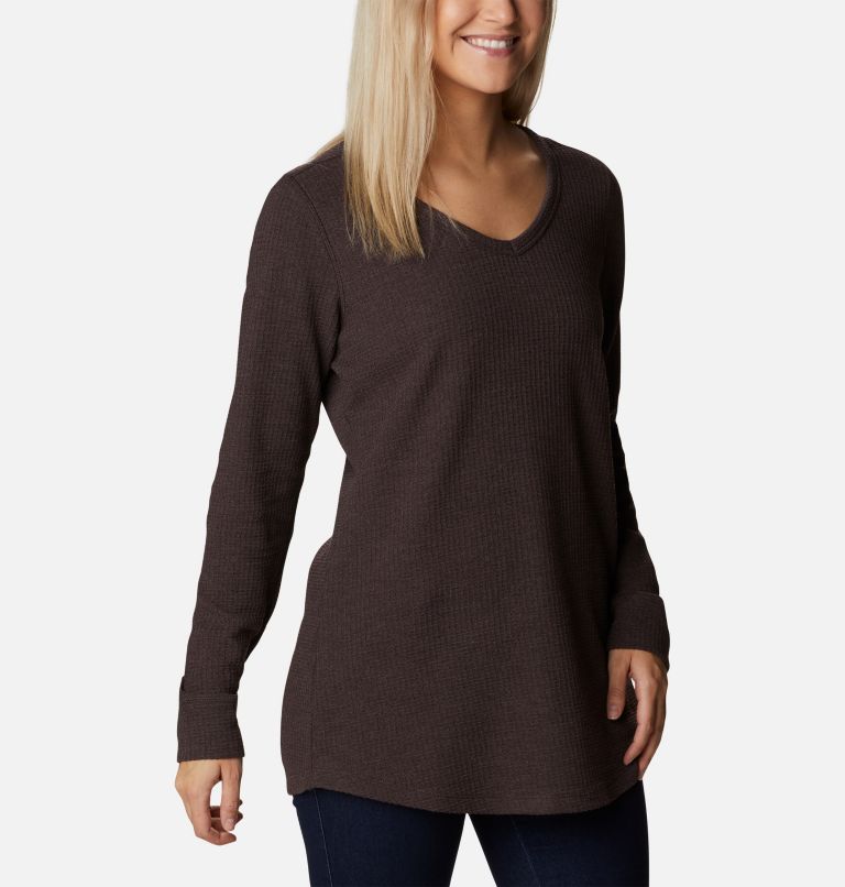 Tunique thermique à manches longues Pine Peak pour femme, Color: New Cinder Heather, image 5