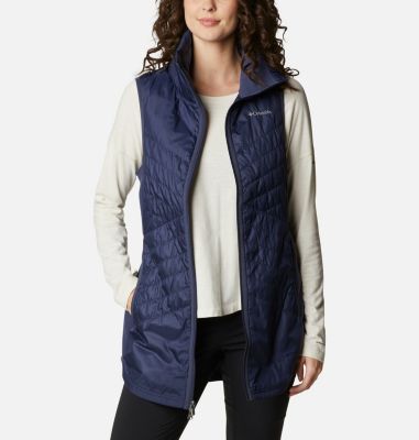 womens long vest