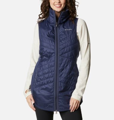 Columbia Womens Hakatai Fleece Vest Dark Stone | The Sporting Lodge