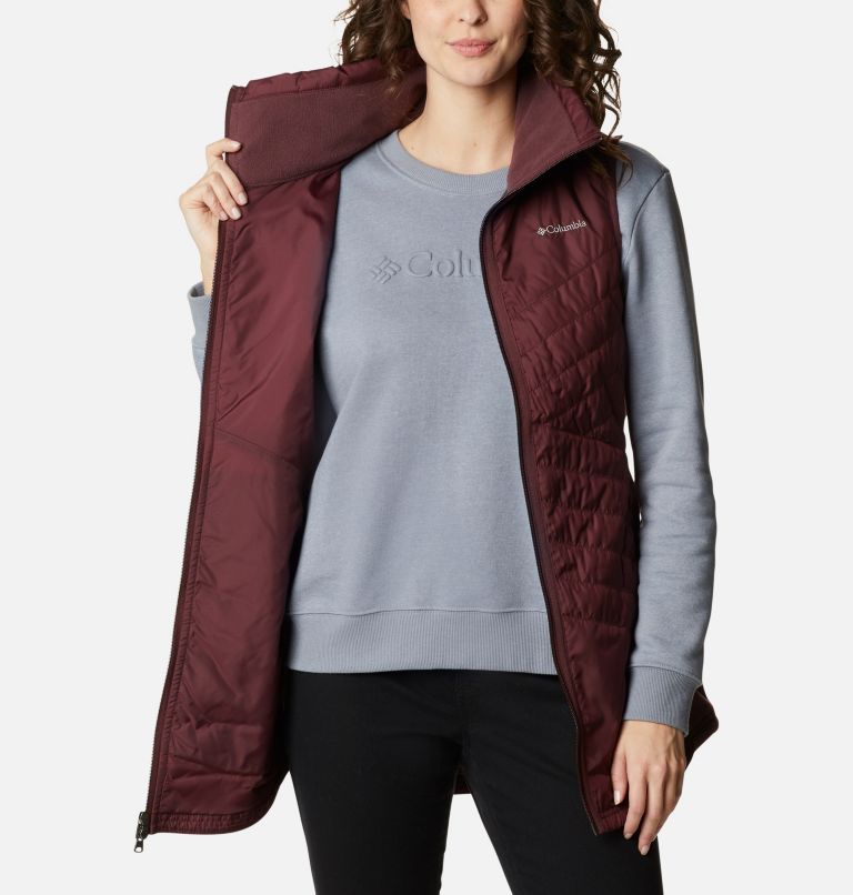 Gilet long Mix It Around pour femme, Color: Malbec, image 5