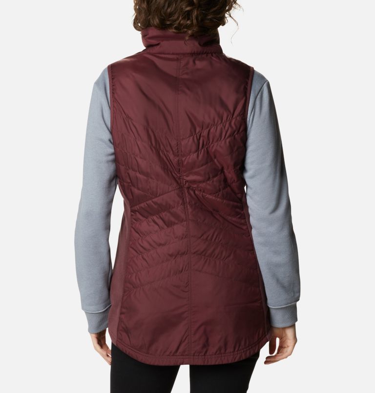 Gilet long Mix It Around pour femme, Color: Malbec, image 2