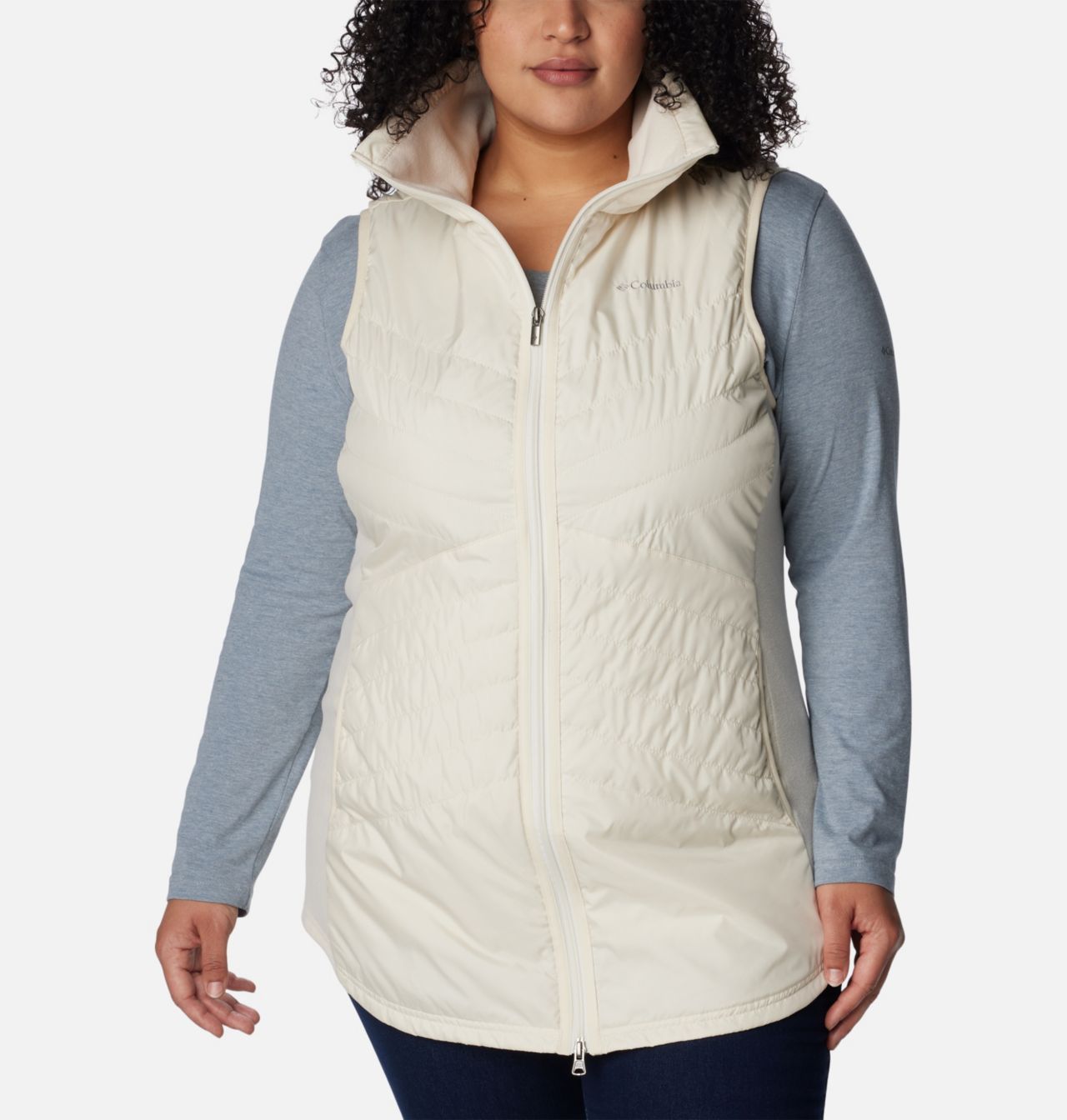Women's Mix It Around™ Long Vest - Plus Size 1