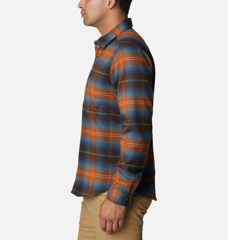 Men's Outdoor Elements II Flannel, Color: Cordovan Multi Ombre, image 3