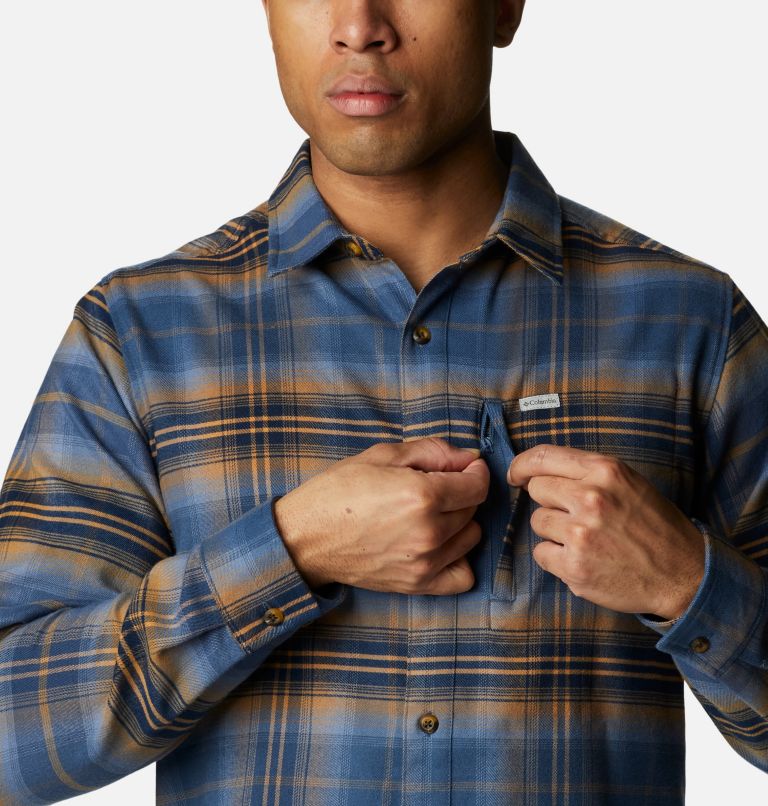 Men's Outdoor Elements II Flannel, Color: Dark Mountain Multi Ombre