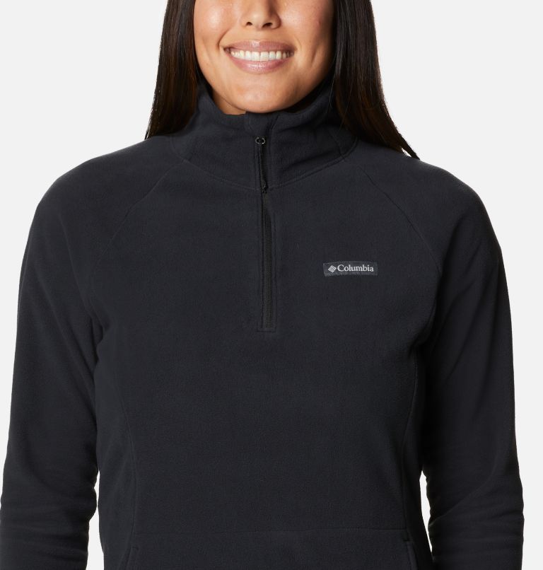 Thumbnail: Women's Ali Peak II Quarter Zip Fleece Pullover, Color: Black, image 4