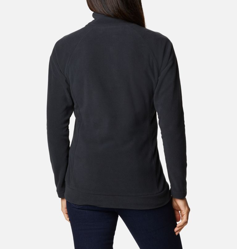 Women's Ali Peak II Quarter Zip Fleece Pullover, Color: Black, image 2
