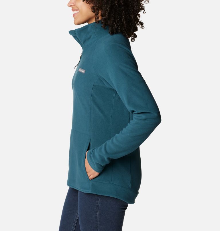 Patagonia Micro D Pullover 1/4 Zip Fleece Sweatshirt Women's Medium Green
