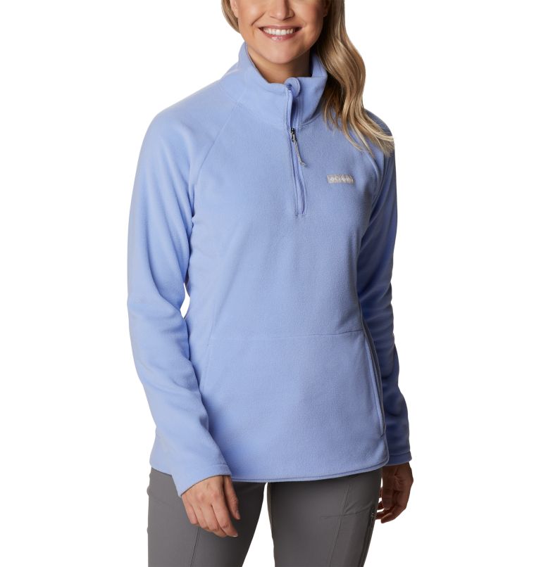 Thumbnail: Women's Ali Peak II Quarter Zip Fleece Pullover, Color: Serenity, image 1