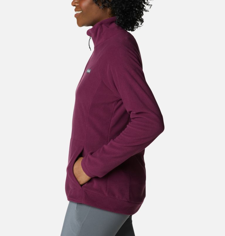 Thumbnail: Women's Ali Peak II Quarter Zip Fleece Pullover, Color: Marionberry, image 3