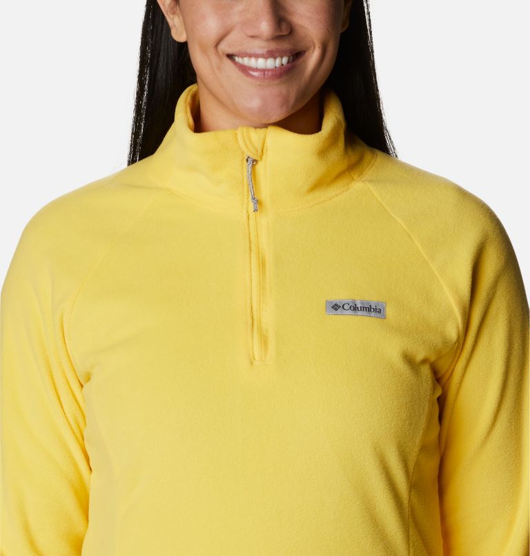 Thumbnail: Women's Ali Peak II Quarter Zip Fleece Pullover, Color: Sun Glow, image 4