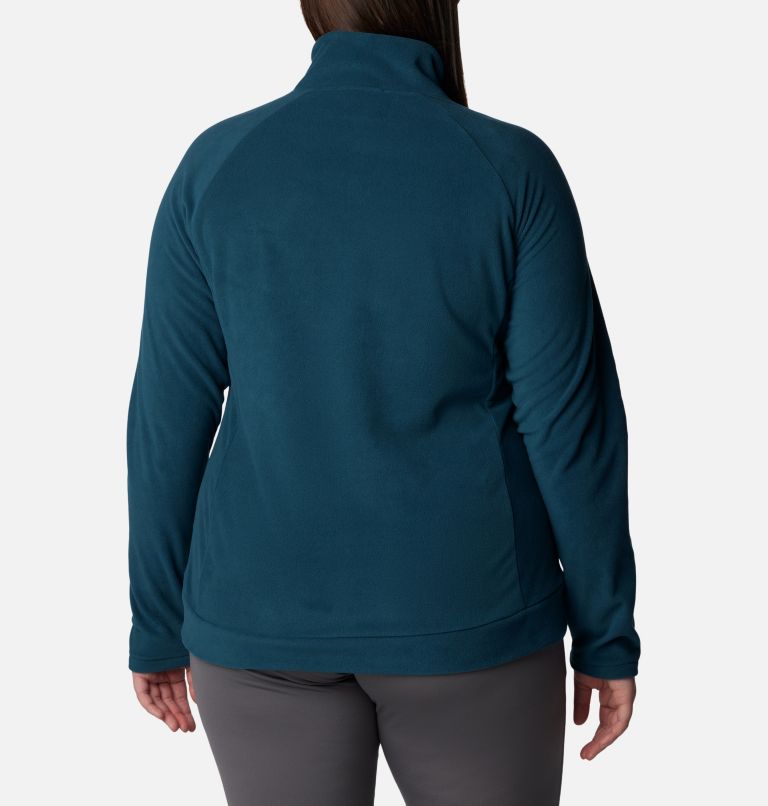 Thumbnail: Women's Ali PeakII Quarter Zip Fleece Pullover - Plus Size, Color: Night Wave, image 2