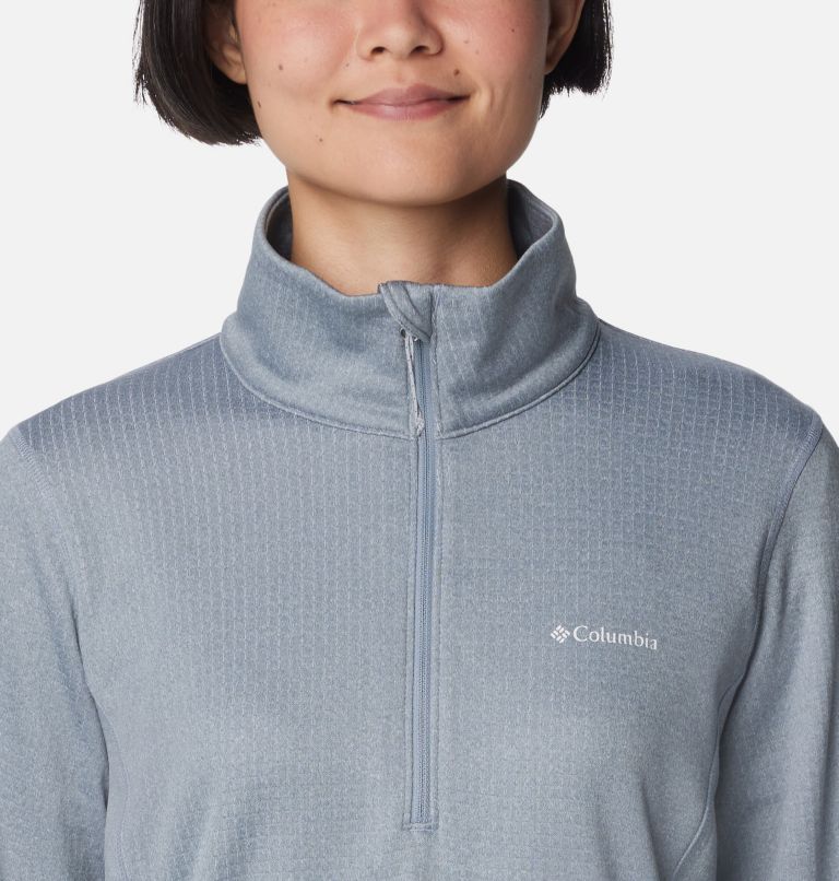 Womens Park View™ Grid Half Zip Fleece Pullover Columbia Sportswear 7280