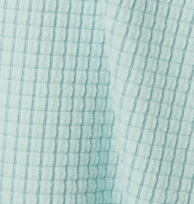 Women's Park View Grid Half Zip Fleece Pullover, Color: Aqua Haze Heather, image 7