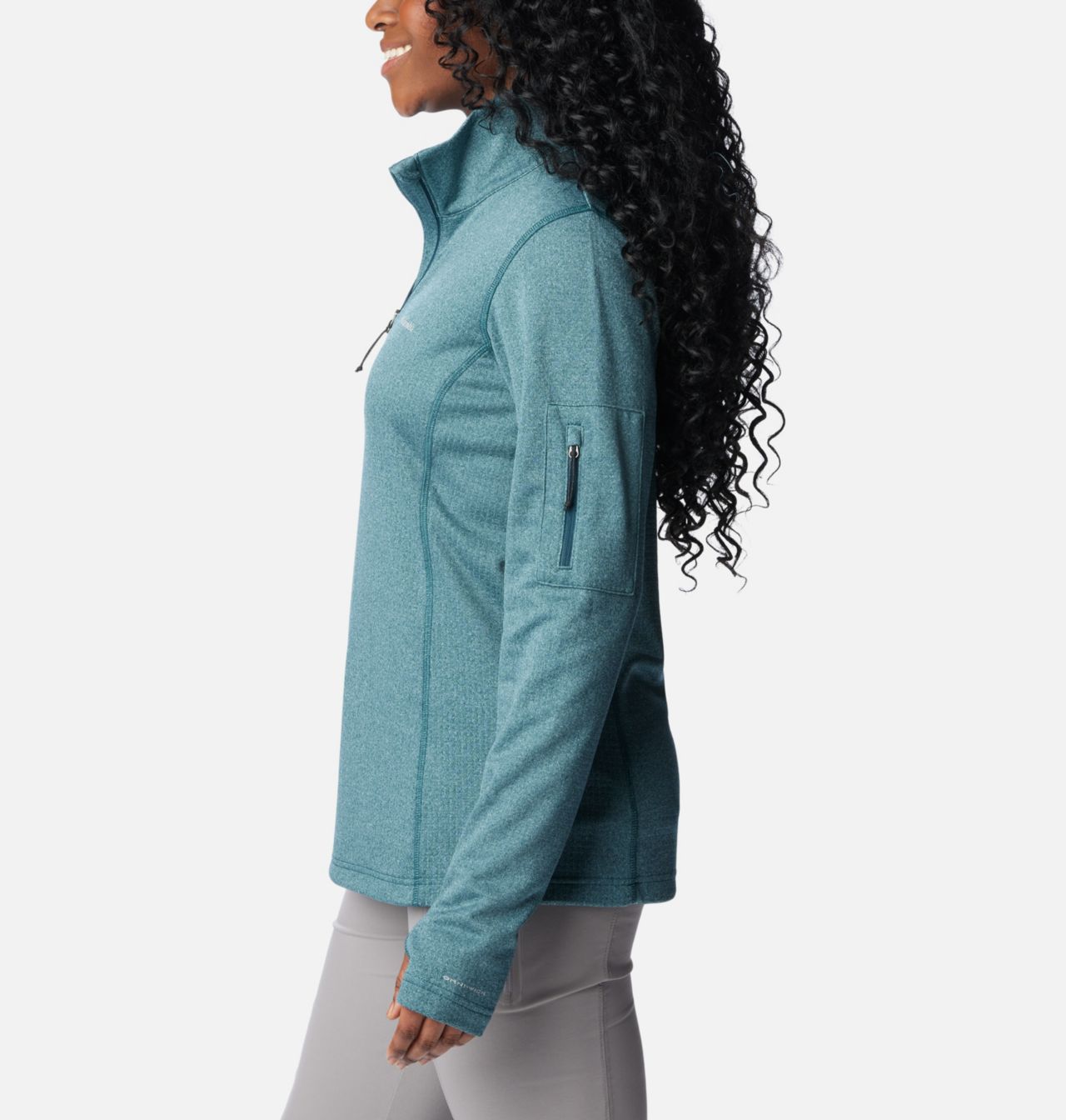 W Park View™ Grid Fleece 1/2 Zip | 414 | S 3
