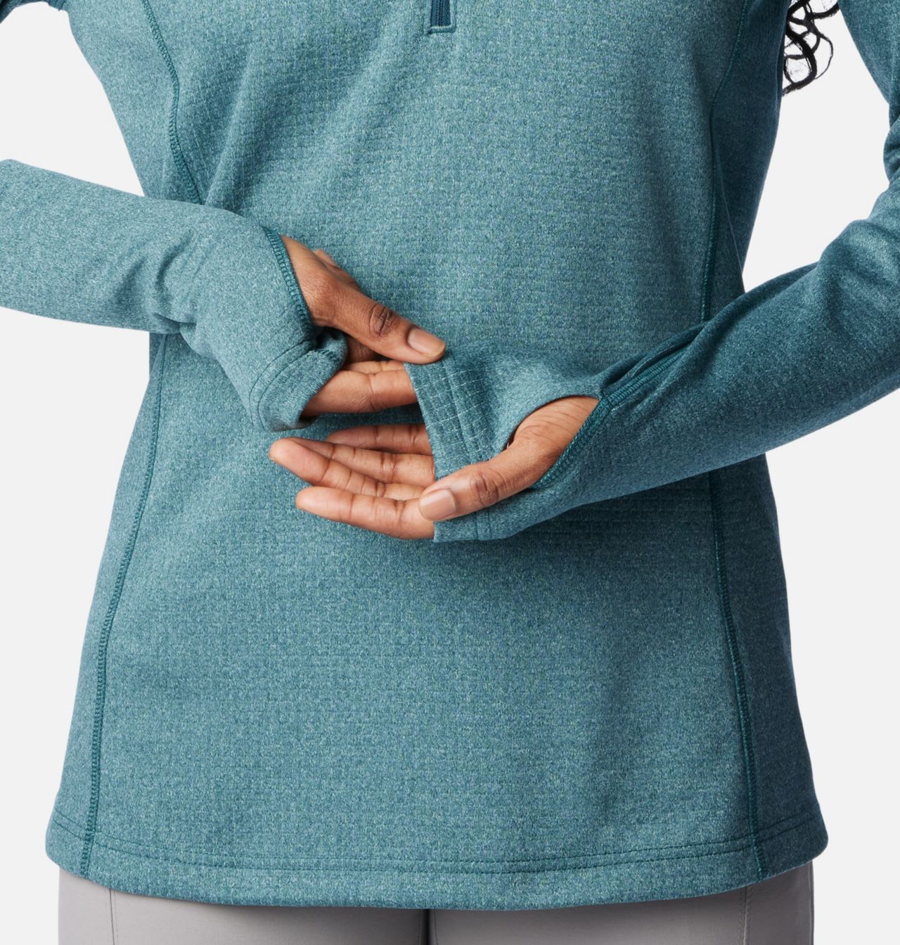 W Park View™ Grid Fleece 1/2 Zip | 414 | S 5