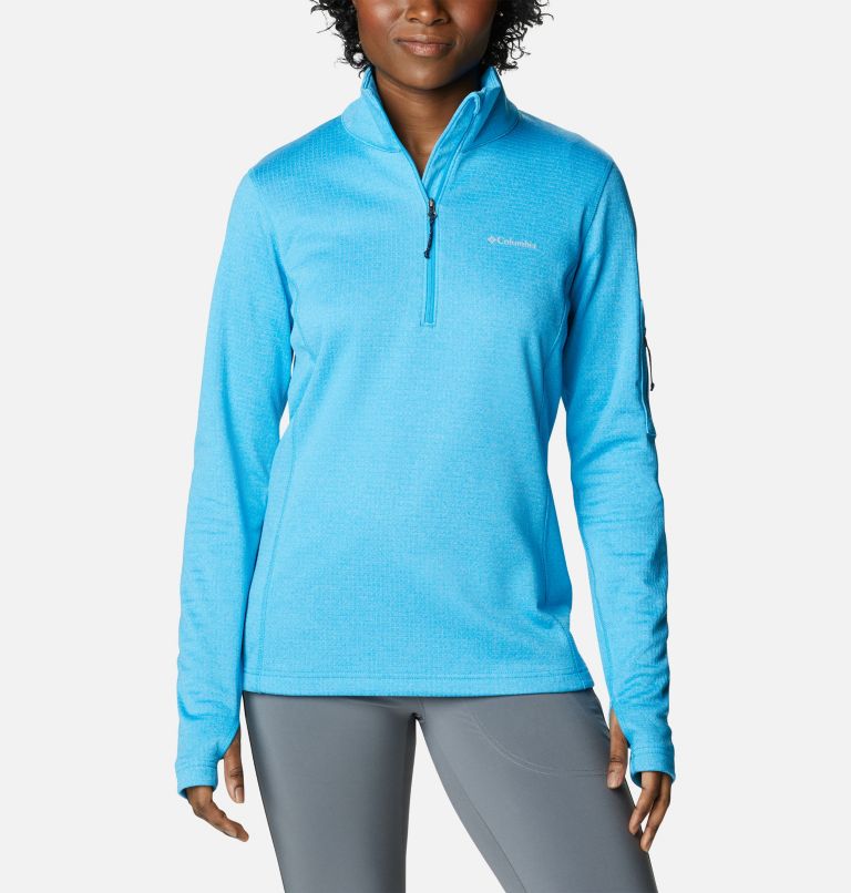 Women s Park View Grid Half Zip Fleece Pullover Columbia Sportswear