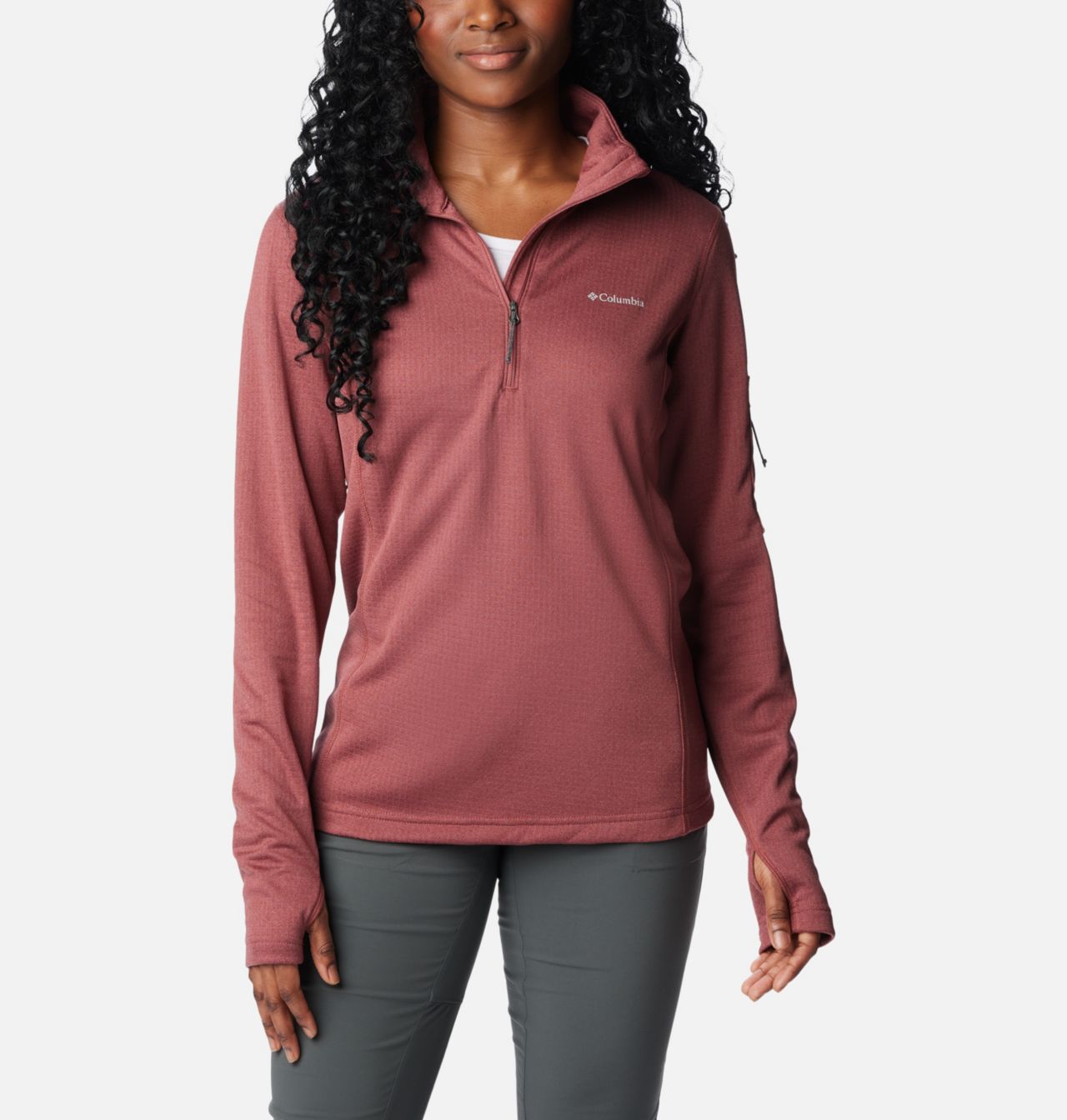 Women's Park View™ Grid Half Zip Fleece Pullover 1