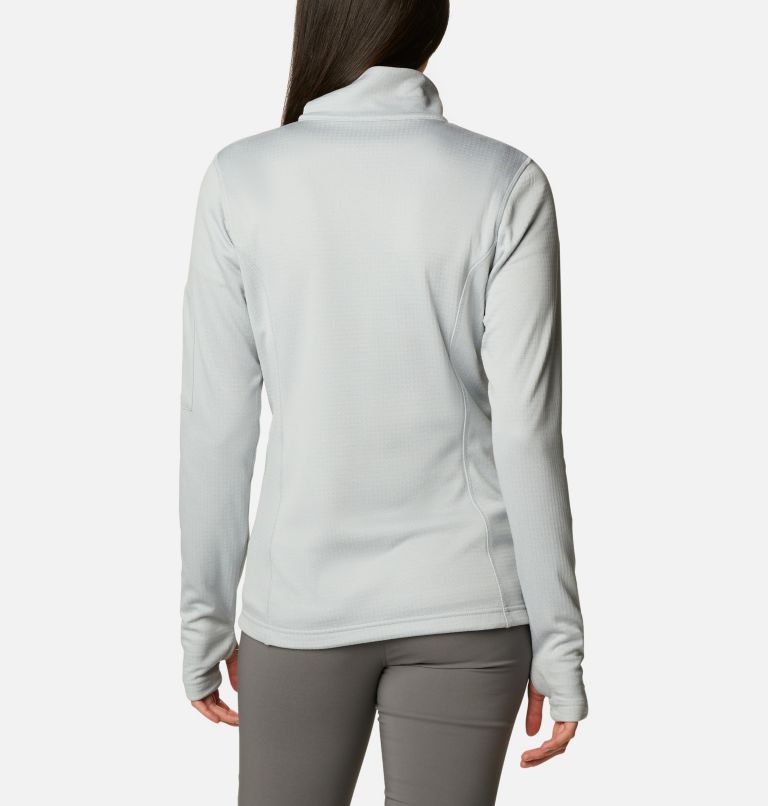 Women's Park View Half Zip Fleece, Color: Cirrus Grey, Heather, image 2