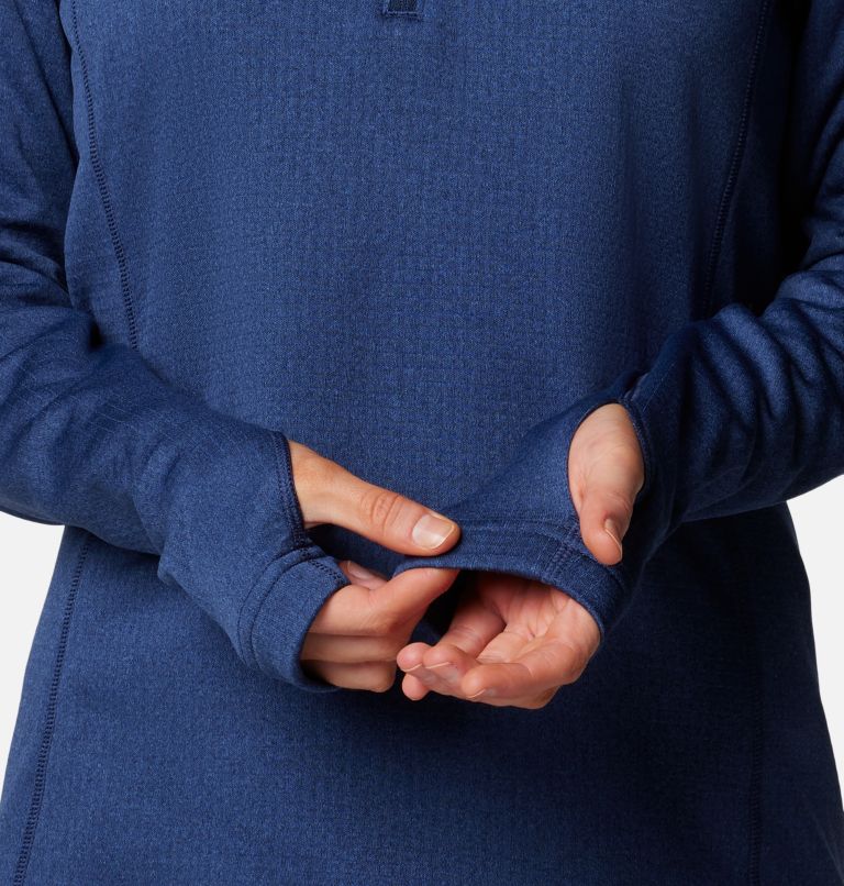 Women's Park View Half Zip Fleece, Color: Collegiate Navy, image 5