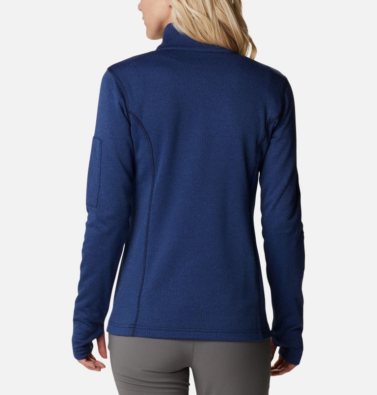 Women's Park View Half Zip Fleece, Color: Dark Nocturnal Heather, image 2
