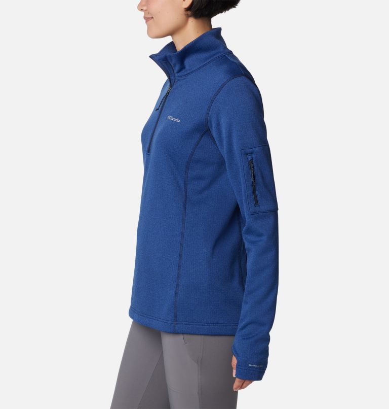 Forro polar con media cremallera Park View para mujer, Color: Dark Nocturnal, image 3