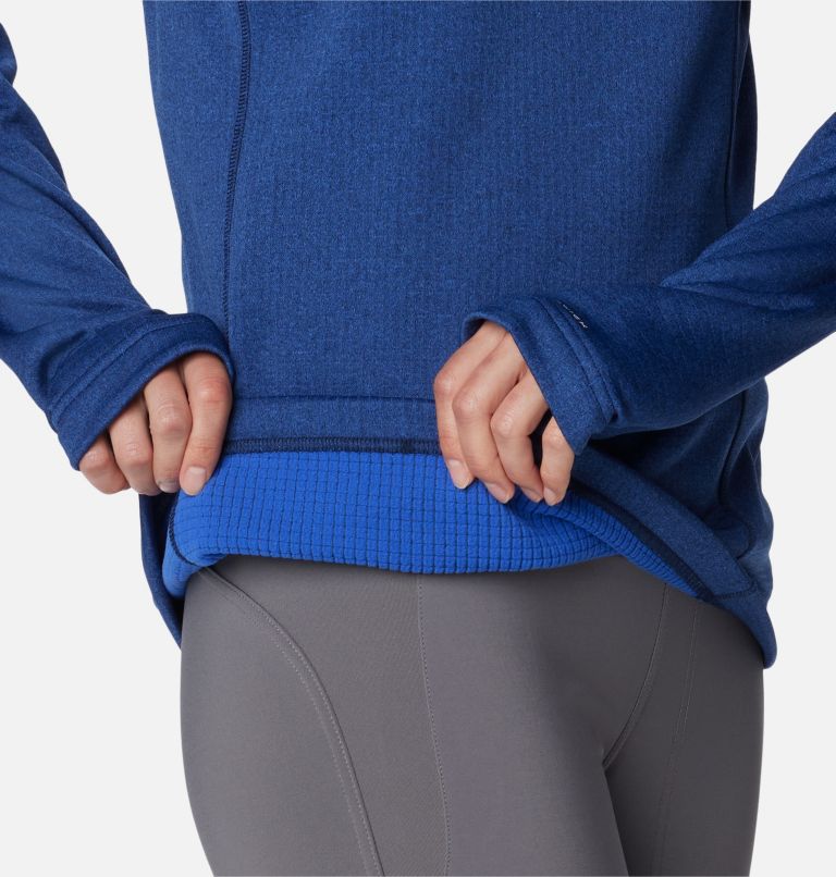 Forro polar con media cremallera Park View para mujer, Color: Dark Nocturnal, image 6