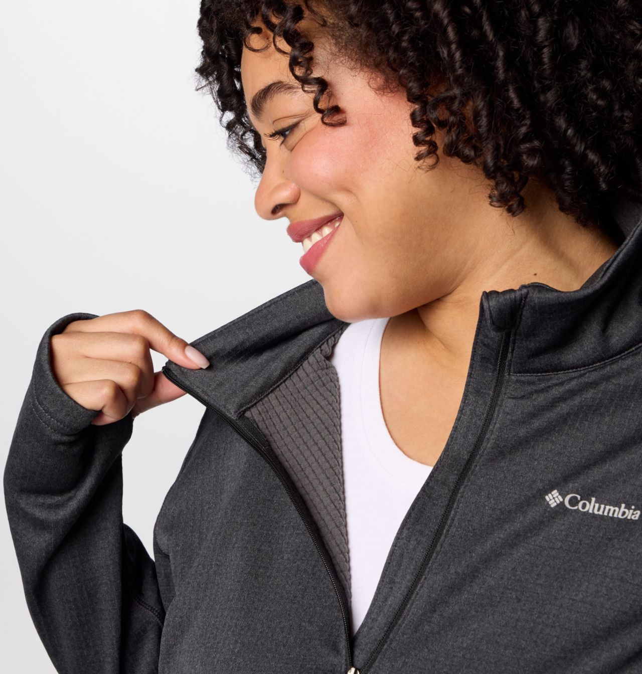 Women's Park View™ Grid Half Zip Fleece Pullover - Plus Size 6