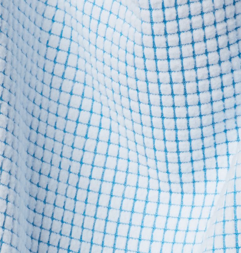 Women's Park View Grid 1/2 Zip Fleece Pullover - Plus Size, Color: Blue Chill Heather, image 7