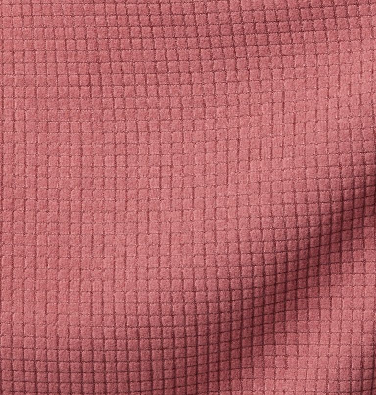 W Park View Grid Fleece Full Zip | 679 | S, Color: Beetroot Heather, image 6