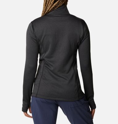 W Park View Grid Fleece Full Zip, Color: Black Heather, image 4