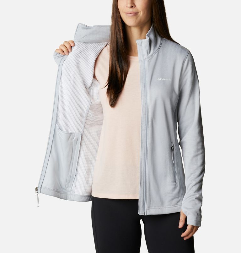 Women's Park View Technical Fleece Jacket, Color: Cirrus Grey, Heather, image 5
