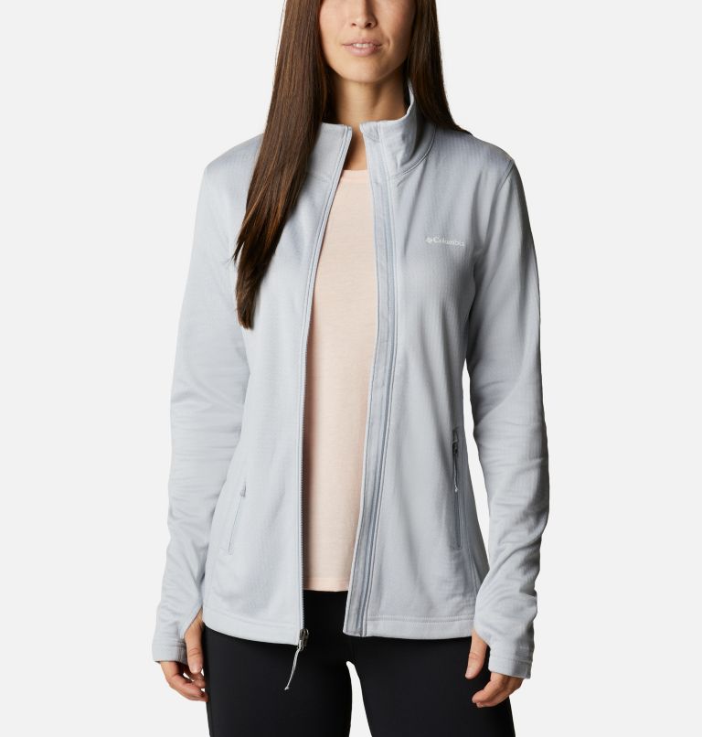 Thumbnail: Women's Park View Technical Fleece Jacket, Color: Cirrus Grey, Heather, image 1