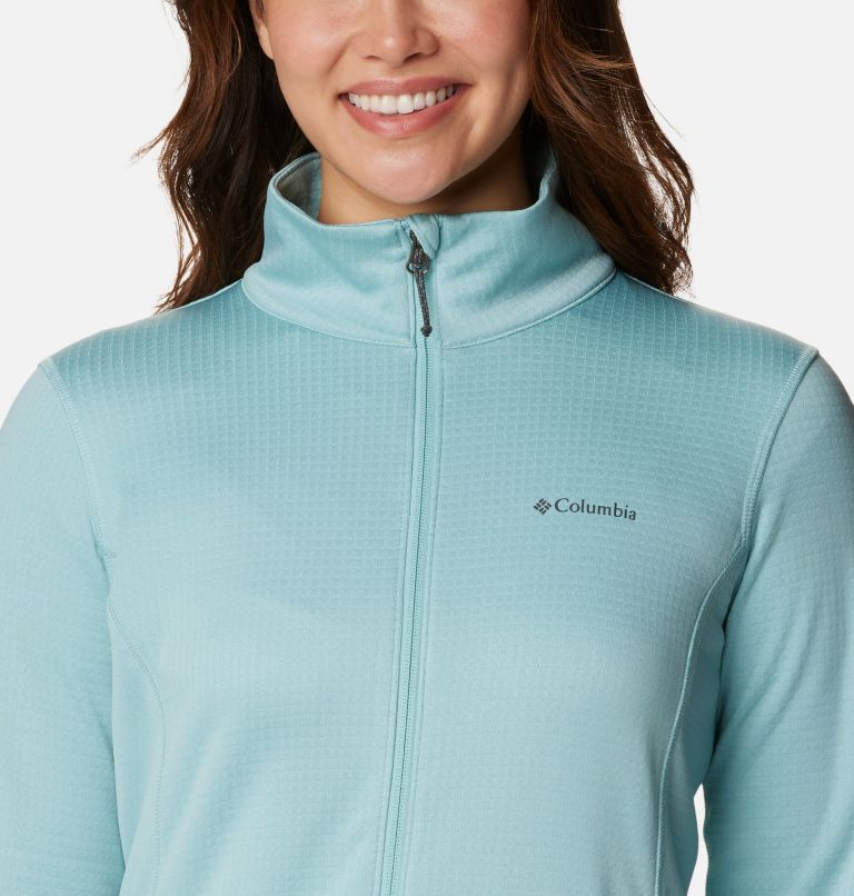 Thumbnail: Women's Park View Technical Fleece Jacket, Color: Aqua Haze Heather, image 4