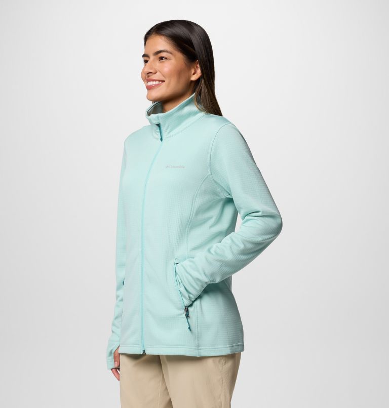 Women's Park View Technical Fleece Jacket, Color: Spray, image 3
