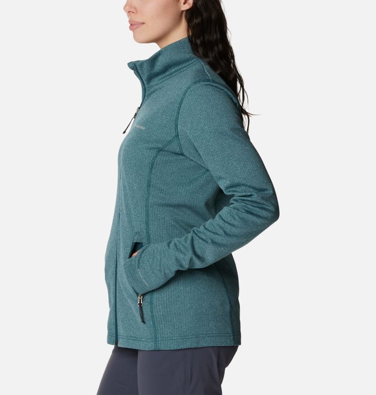 Women's Park View Technical Fleece Jacket, Color: Night Wave Heather, image 3