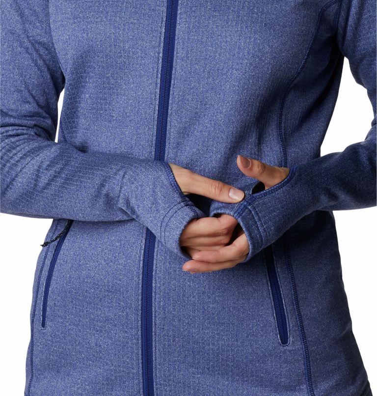 Thumbnail: Women's Park View Technical Fleece Jacket, Color: Dark Sapphire Heather, image 7