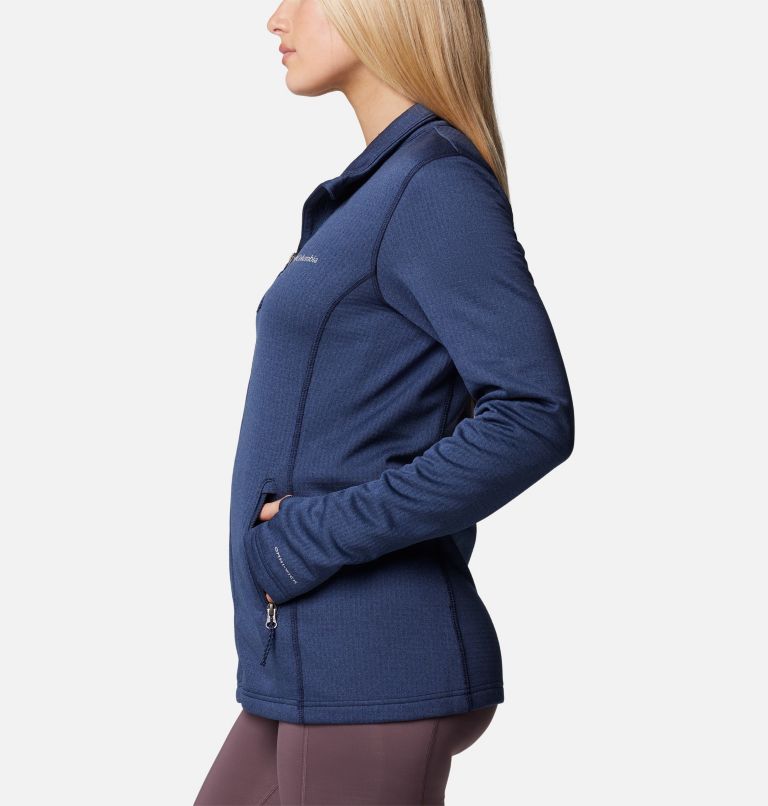 Women's Park View Technical Fleece Jacket, Color: Collegiate Navy, image 3