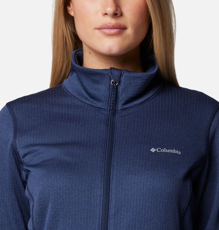Women's Park View Technical Fleece Jacket, Color: Collegiate Navy, image 4