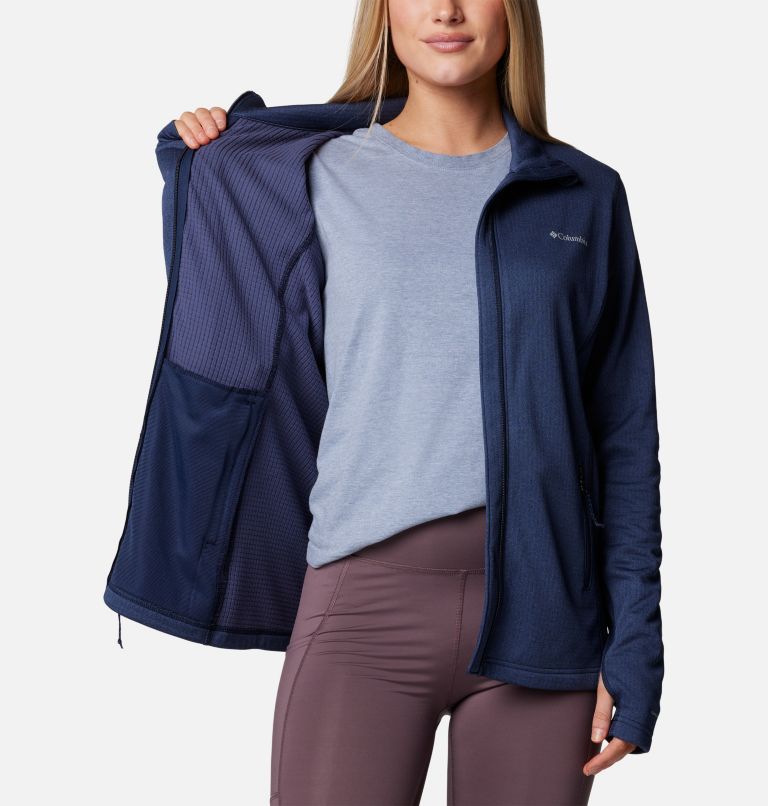 Women's Park View Technical Fleece Jacket, Color: Collegiate Navy, image 5