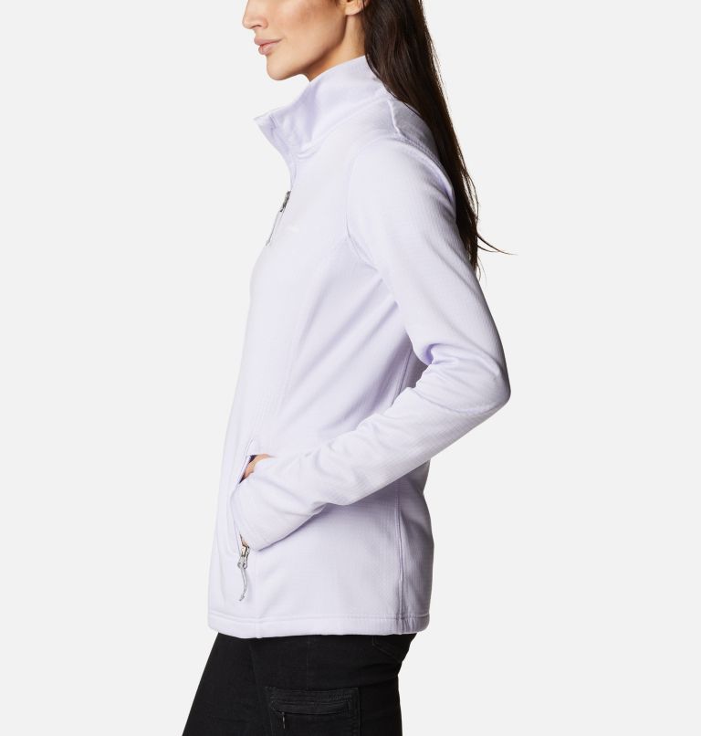 Women's Park View Technical Fleece Jacket, Color: Purple Tint Heather, image 3