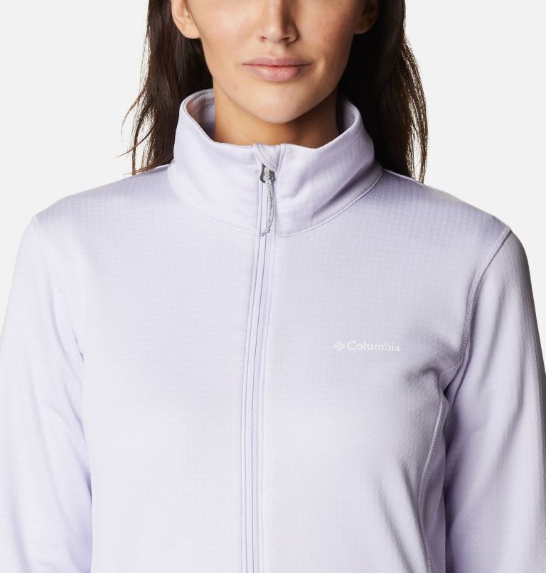 Women's Park View Technical Fleece Jacket, Color: Purple Tint Heather, image 4
