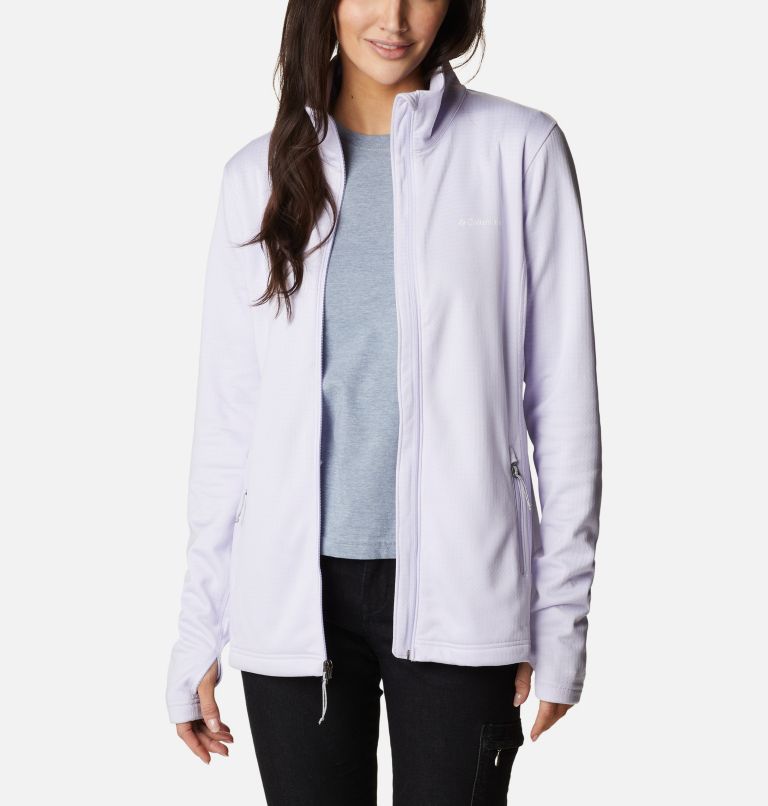Women's Park View Technical Fleece Jacket, Color: Purple Tint Heather, image 8