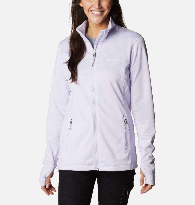 Women's Park View Technical Fleece Jacket, Color: Purple Tint Heather, image 1