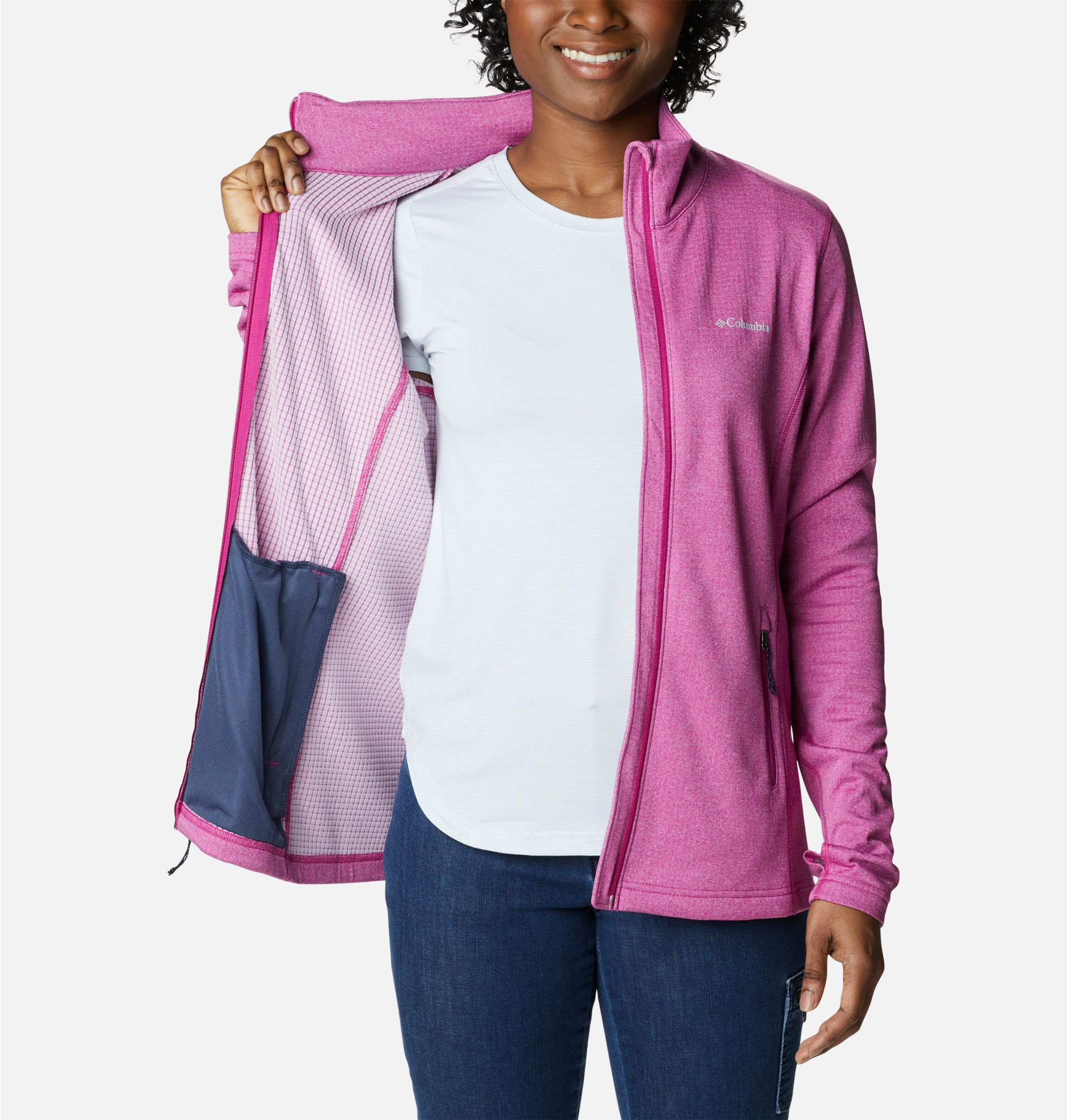 Women's Park View™ Grid Full Zip Fleece Jacket