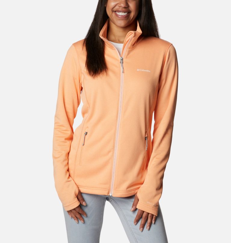 Thumbnail: Women's Park View Technical Fleece Jacket, Color: Peach Heather, image 1