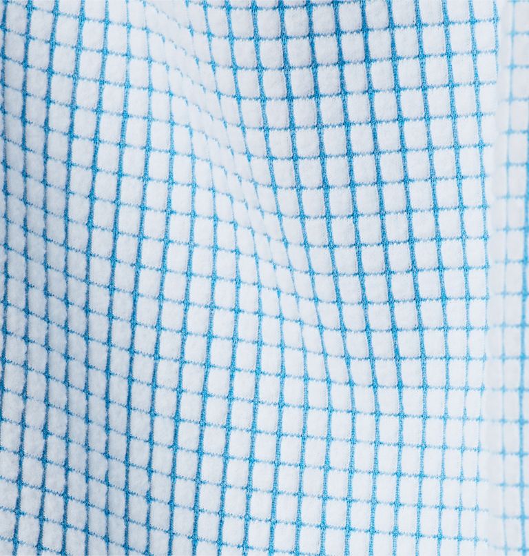 Women's Park View Grid Full Zip Fleece Pullover - Plus Size, Color: Blue Chill Heather, image 6