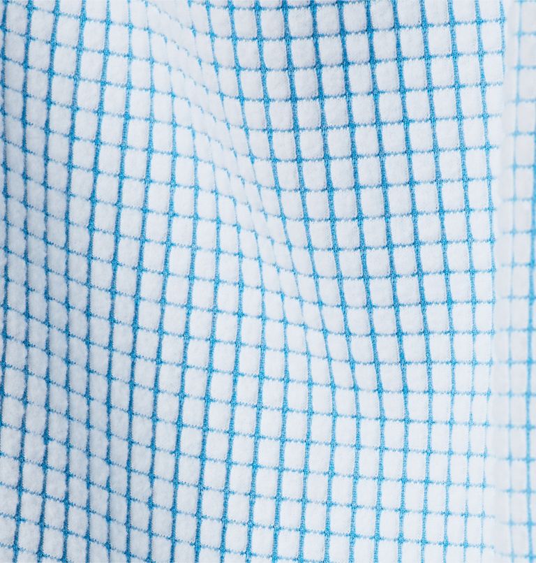 Women's Park View Grid Full Zip Fleece Pullover - Plus Size, Color: Blue Chill Heather, image 6