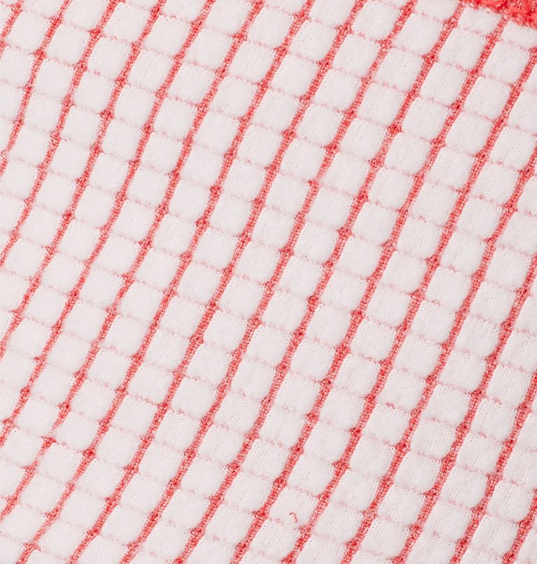 Chandail à fermeture éclair en laine polaire Park View Grid pour femme - Grandes tailles, Color: Red Hibiscus Heather