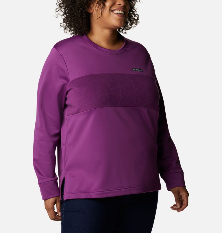 Women's Columbia River Fleece Pullover - Plus Size, Color: Plum, image 5
