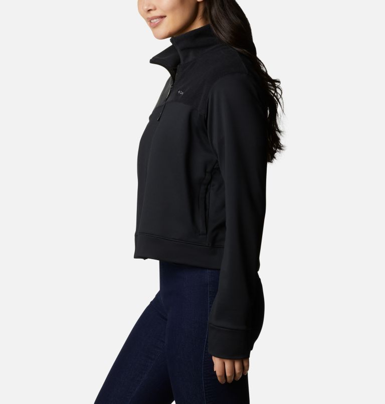 Women's Columbia River Full Zip Fleece Jacket, Color: Black, image 3